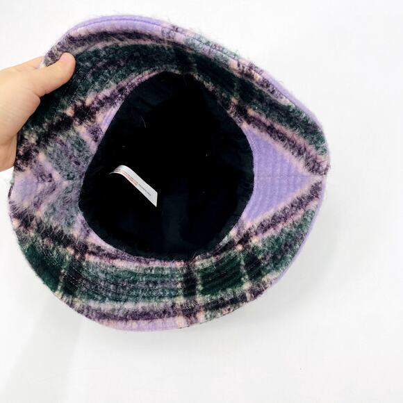 Urban Outfitters  purple plaid bucket hat